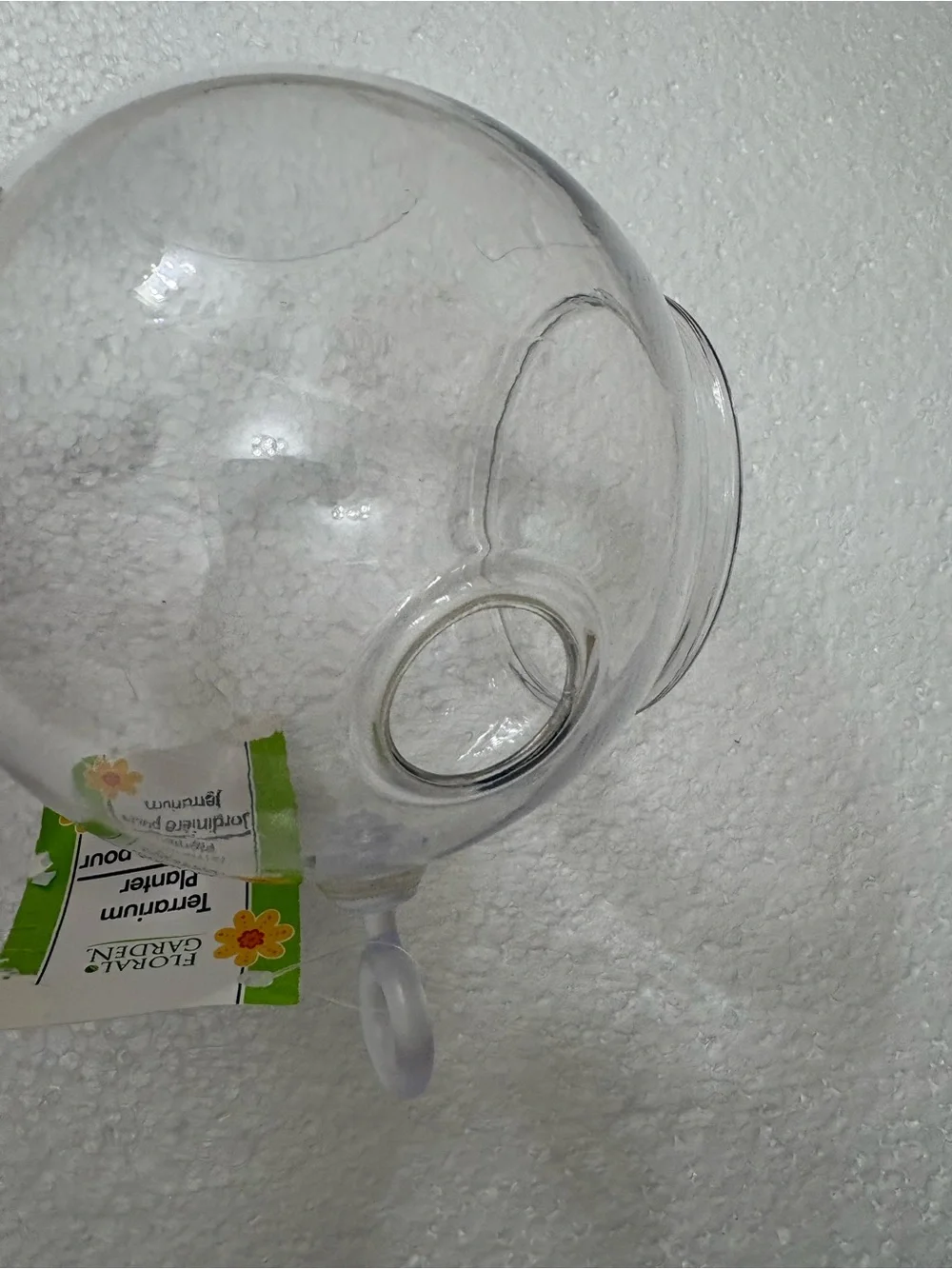 Clear Plastic Hanging Terrarium Ornaments - Set of 5